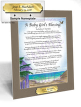A Baby Girl's Blessing - Baby Gift - PurpleWishingGate.com