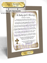 A Baby Girl's Blessing - Baby Gift - PurpleWishingGate.com