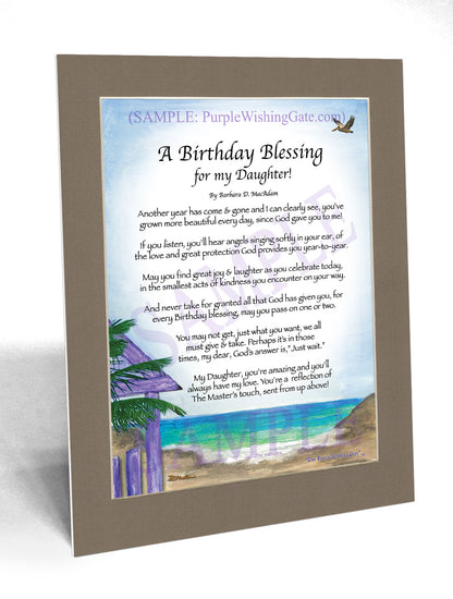 A Birthday Blessing for my Daughter! - Birthday Gift - PurpleWishingGate.com