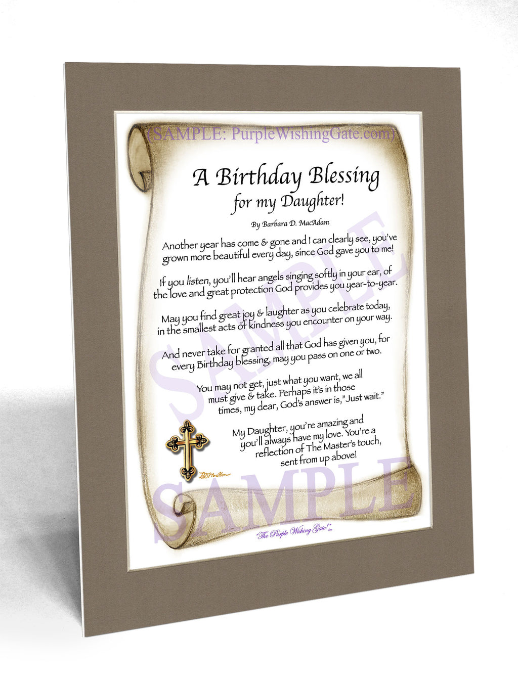 A Birthday Blessing for my Daughter! - Birthday Gift - PurpleWishingGate.com