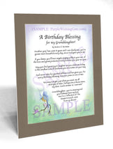 A Birthday Blessing for my Granddaughter! - Birthday Gift - PurpleWishingGate.com