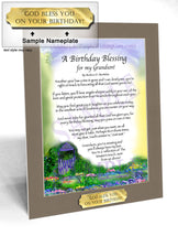 A Birthday Blessing for my Grandson! - Birthday Gift - PurpleWishingGate.com