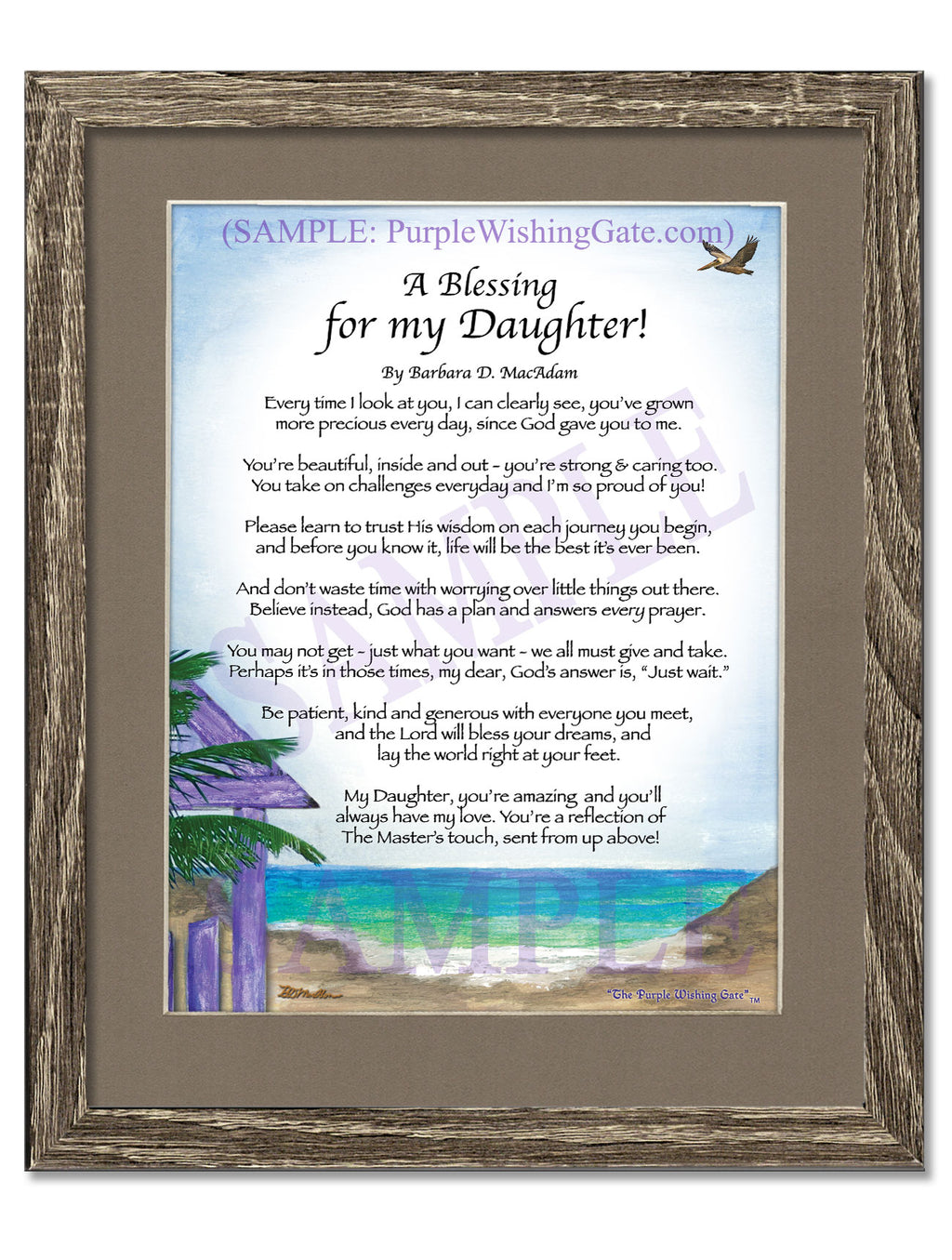 A Blessing for my Daughter! (child-adult) - Gifts for Daughter - PurpleWishingGate.com