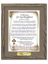 A Blessing for my Daughter! (child-adult) - Gifts for Daughter - PurpleWishingGate.com