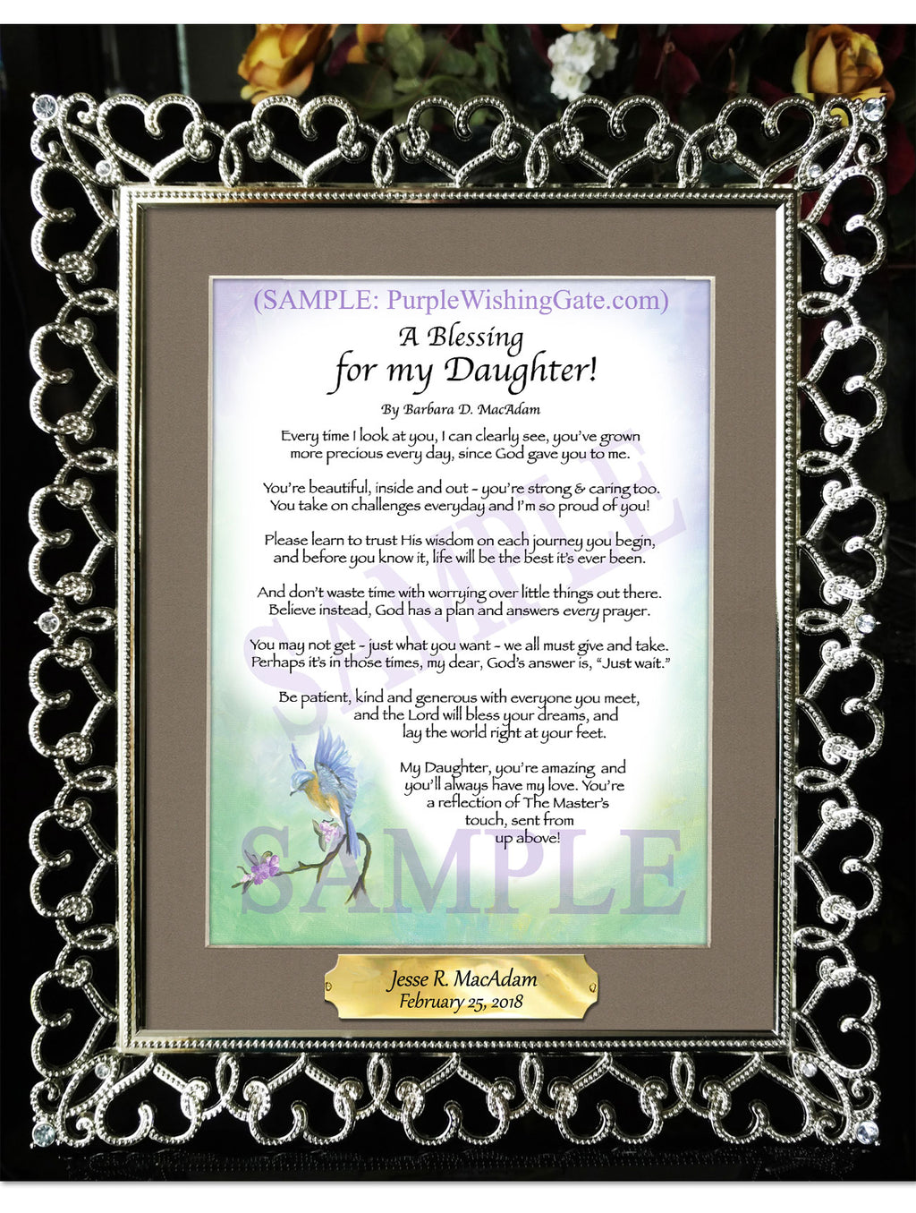 A Blessing for my Daughter! (child-adult) - Gifts for Daughter - PurpleWishingGate.com