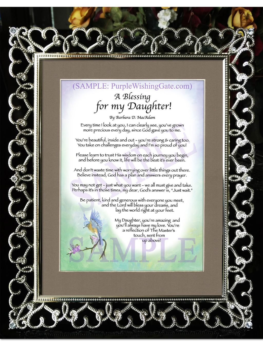 A Blessing for my Daughter! (child-adult) - Gifts for Daughter - PurpleWishingGate.com