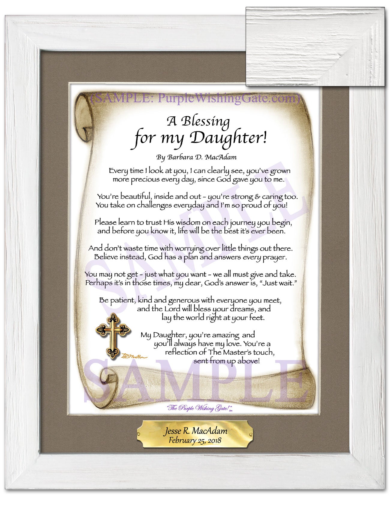 A Blessing for my Daughter! (child-adult) - Gifts for Daughter - PurpleWishingGate.com
