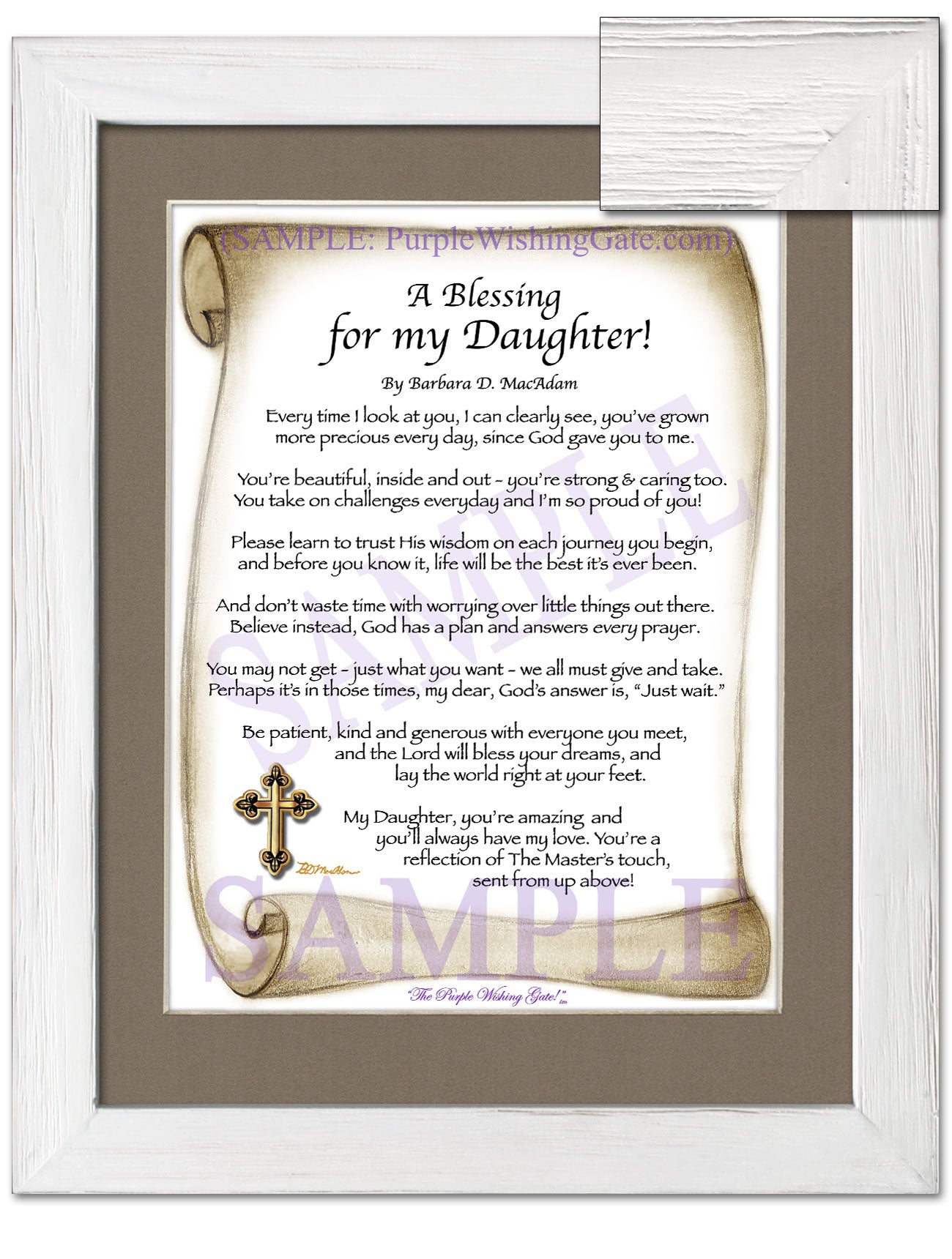 A Blessing for my Daughter! (child-adult) - Gifts for Daughter - PurpleWishingGate.com
