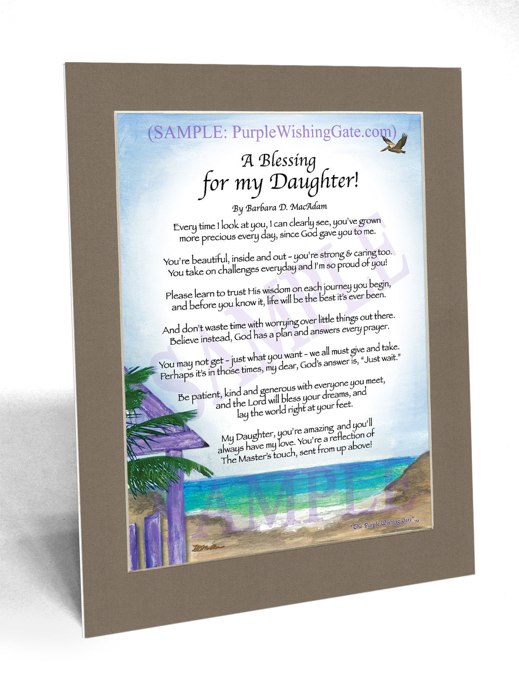 A Blessing for my Daughter! (child-adult) - Gifts for Daughter - PurpleWishingGate.com
