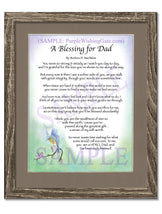 A Blessing for Dad - Gifts for Dad-Father - PurpleWishingGate.com