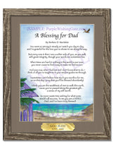 A Blessing for Dad - Gifts for Dad-Father - PurpleWishingGate.com