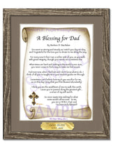 A Blessing for Dad - Gifts for Dad-Father - PurpleWishingGate.com