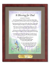 A Blessing for Dad - Gifts for Dad-Father - PurpleWishingGate.com