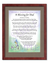 A Blessing for Dad - Gifts for Dad-Father - PurpleWishingGate.com