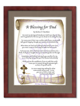 A Blessing for Dad - Gifts for Dad-Father - PurpleWishingGate.com