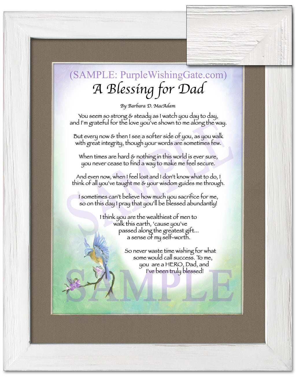 A Blessing for Dad - Gifts for Dad-Father - PurpleWishingGate.com