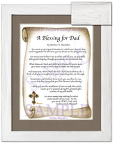 A Blessing for Dad - Gifts for Dad-Father - PurpleWishingGate.com