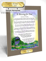 A Blessing for Dad - Gifts for Dad-Father - PurpleWishingGate.com
