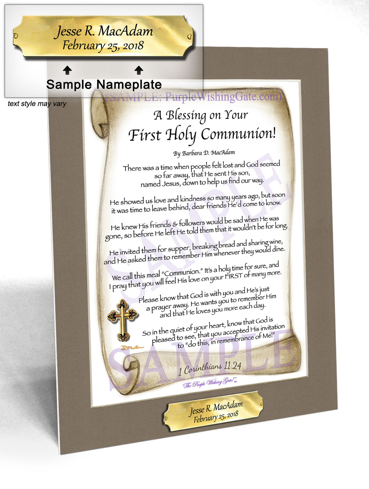 A Blessing on Your First Holy Communion
