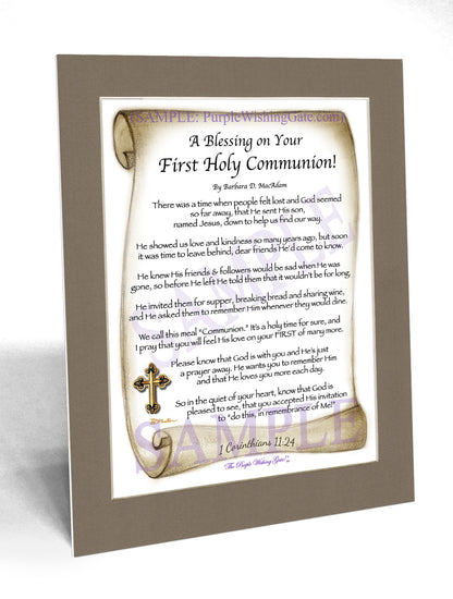 A Blessing on Your First Holy Communion