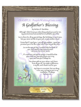 A Godfather's Blessing - Godfather's Gift - PurpleWishingGate.com