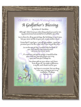 A Godfather's Blessing - Godfather's Gift - PurpleWishingGate.com