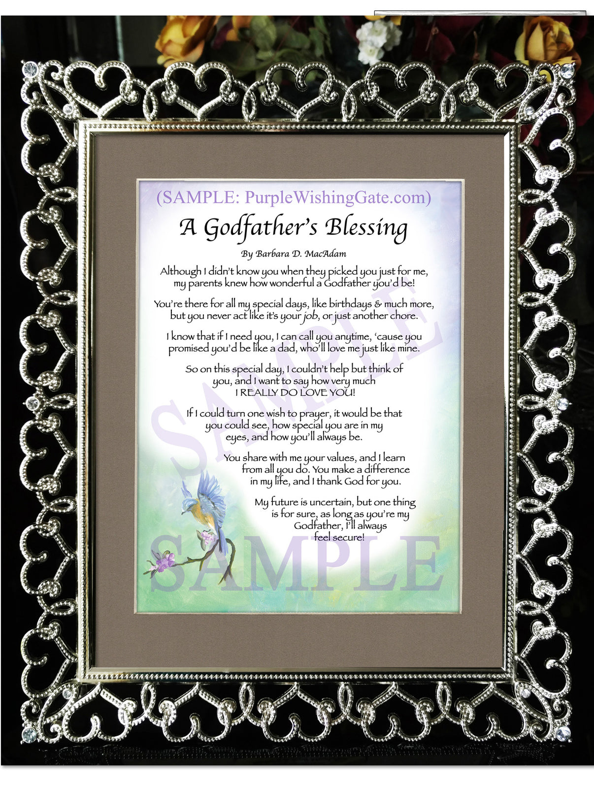 A Godfather's Blessing - Godfather's Gift - PurpleWishingGate.com