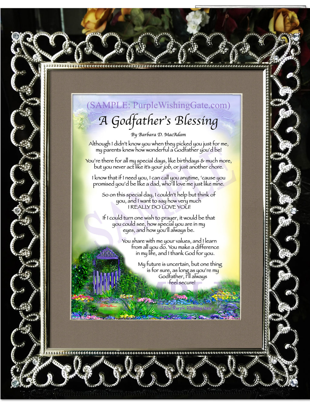 A Godfather's Blessing - Godfather's Gift - PurpleWishingGate.com