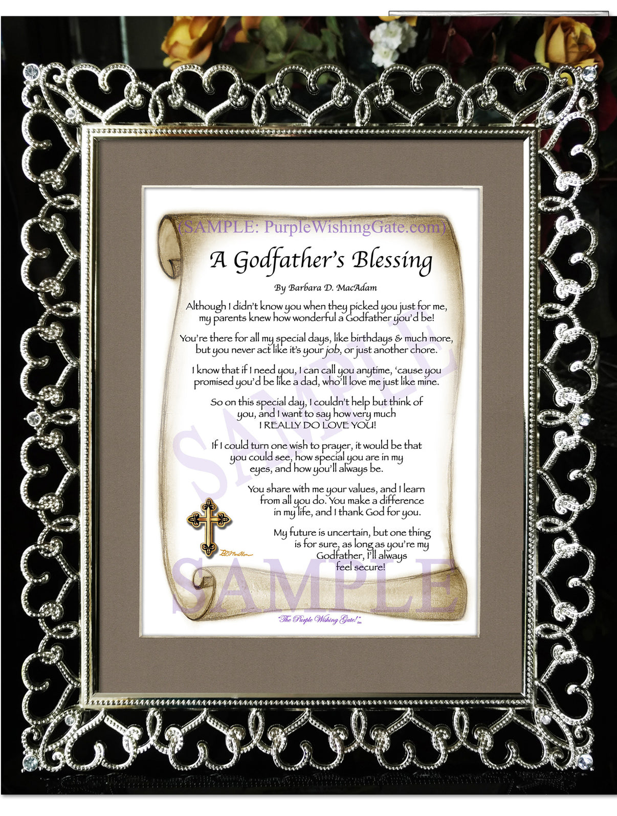 A Godfather's Blessing - Godfather's Gift - PurpleWishingGate.com