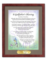 A Godfather's Blessing - Godfather's Gift - PurpleWishingGate.com