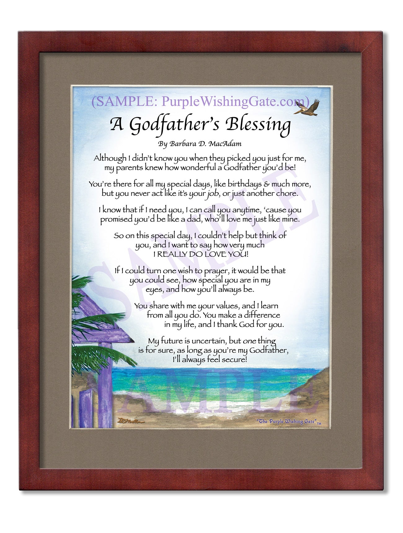 A Godfather's Blessing - Godfather's Gift - PurpleWishingGate.com