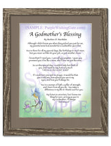 A Godmother's Blessing - Gifts for Godmother - PurpleWishingGate.com