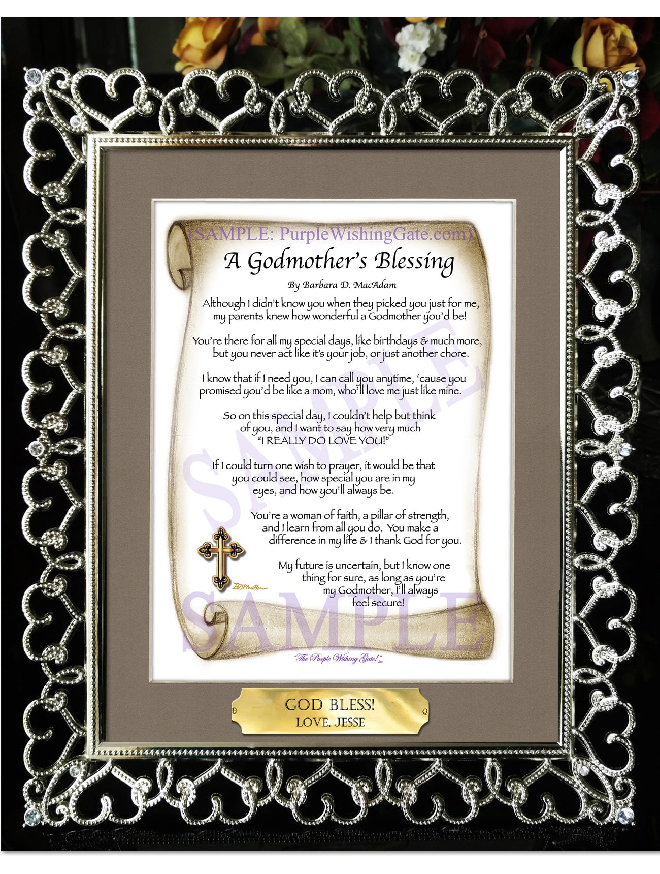 A Godmother's Blessing - Gifts for Godmother - PurpleWishingGate.com