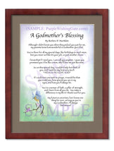 A Godmother's Blessing - Gifts for Godmother - PurpleWishingGate.com