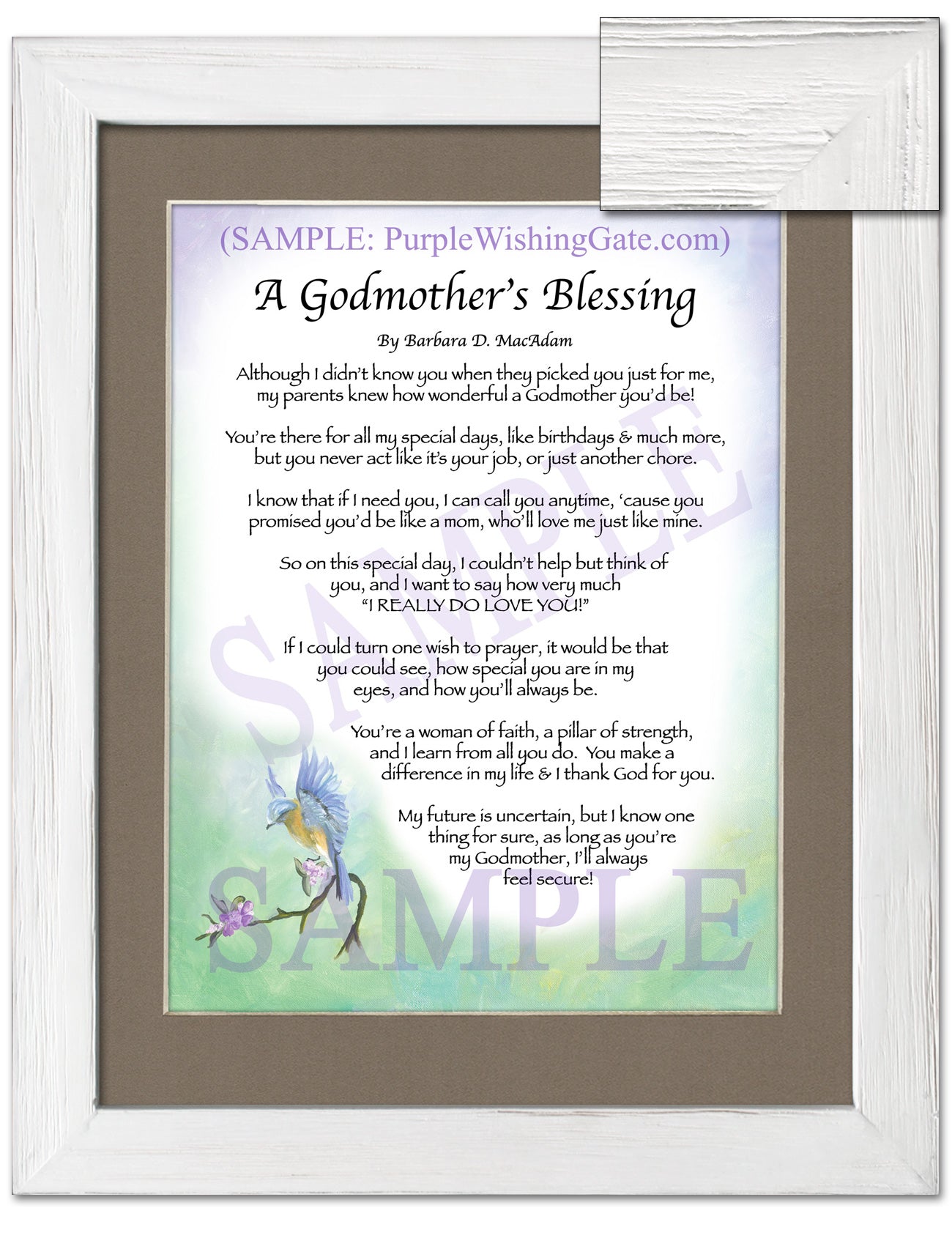 A Godmother's Blessing - Gifts for Godmother - PurpleWishingGate.com