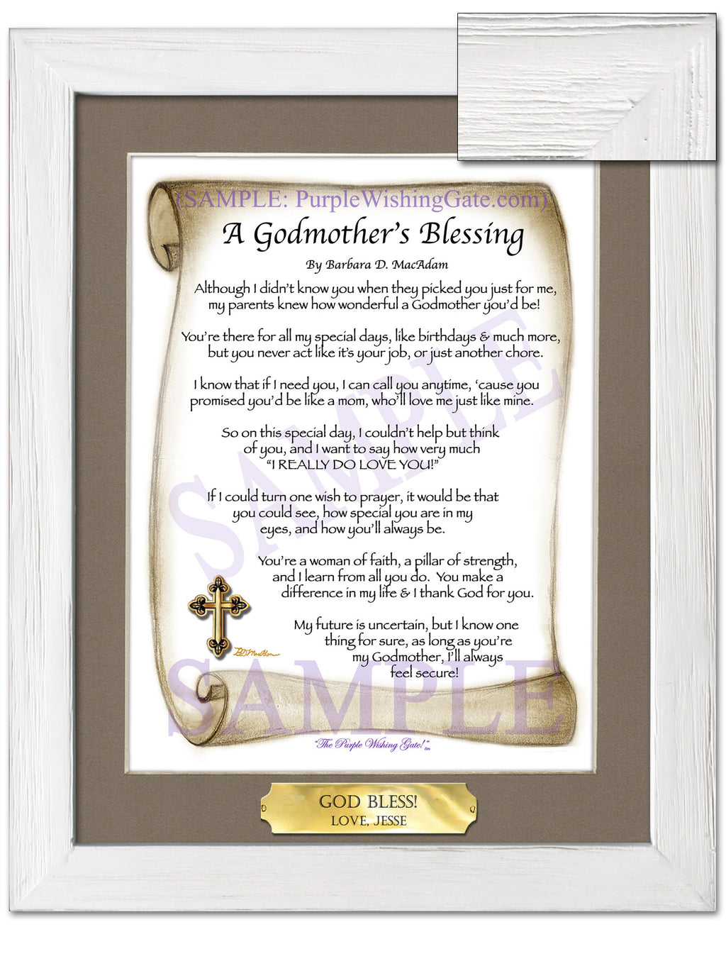 A Godmother's Blessing - Gifts for Godmother - PurpleWishingGate.com