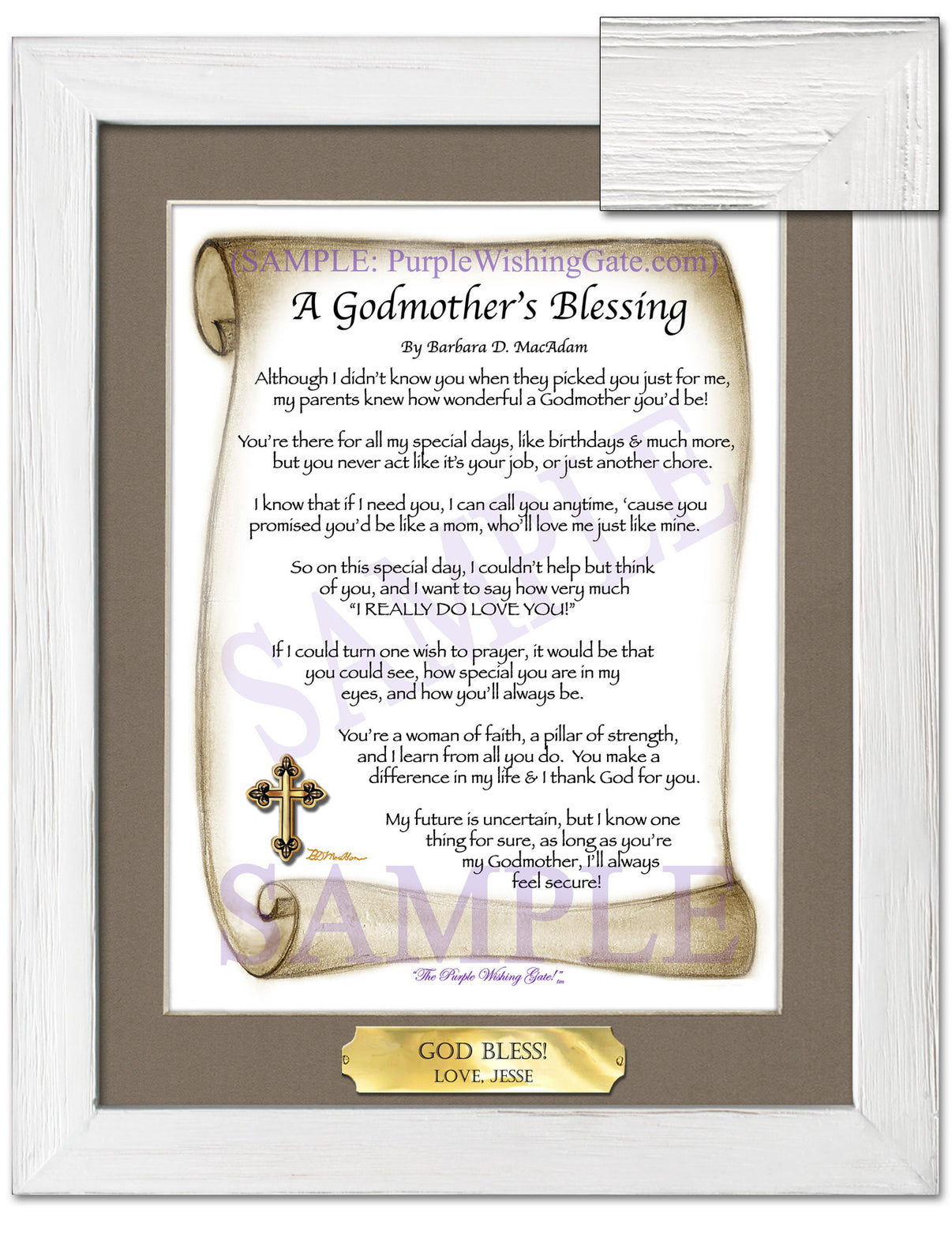 A Godmother's Blessing - Gifts for Godmother - PurpleWishingGate.com
