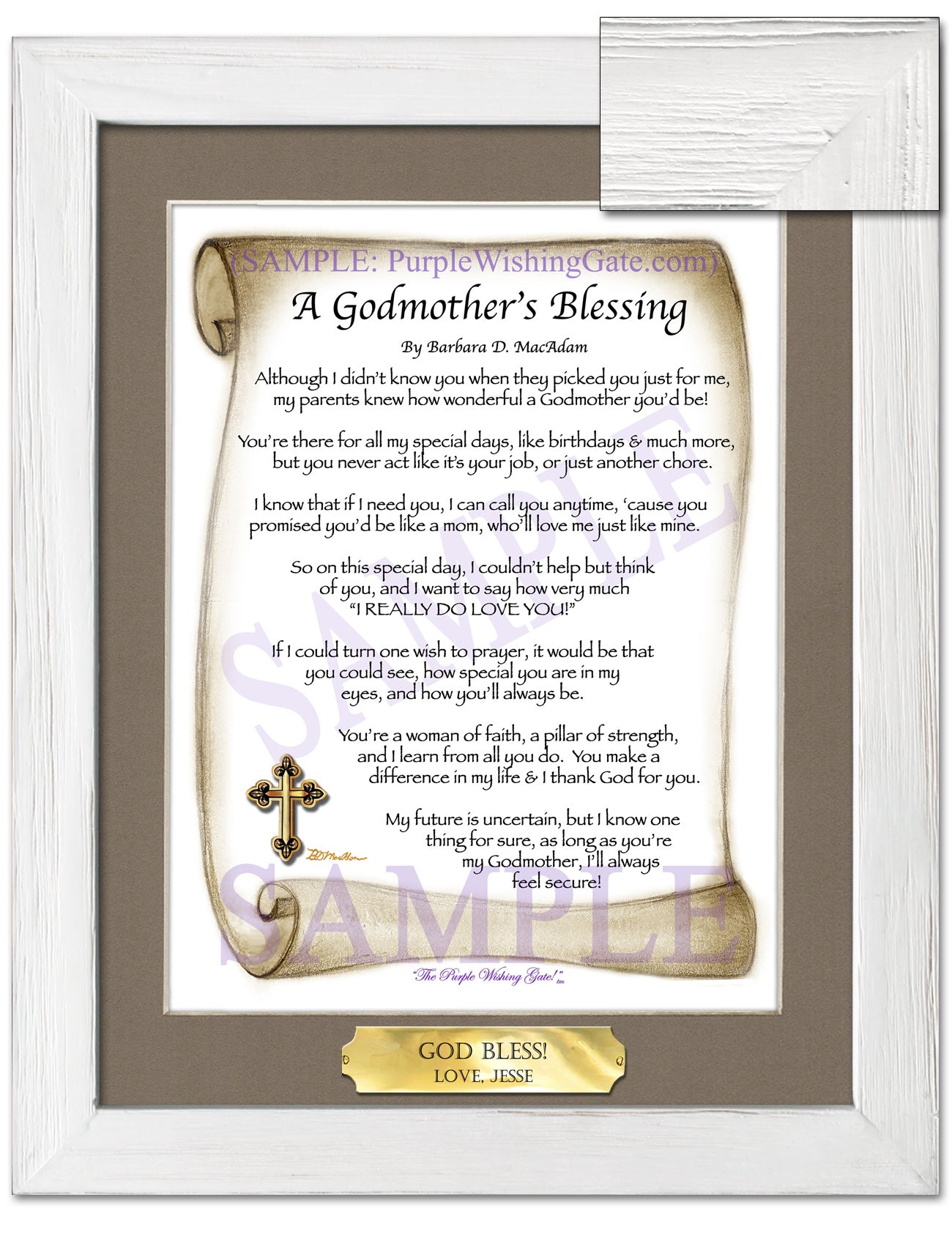 A Godmother's Blessing - Gifts for Godmother - PurpleWishingGate.com