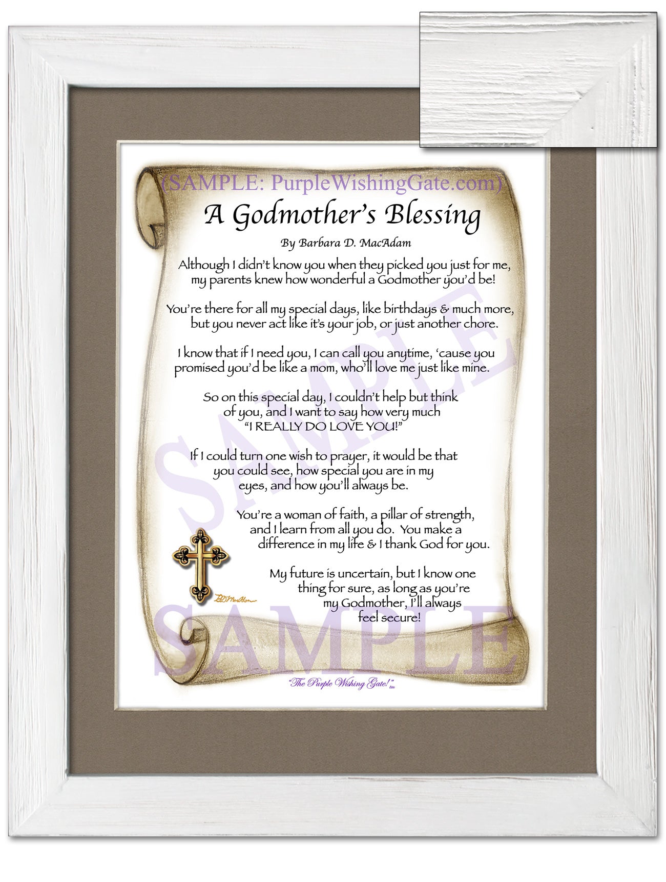 A Godmother's Blessing - Gifts for Godmother - PurpleWishingGate.com