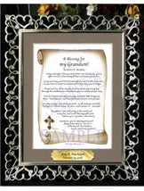 A Blessing for My Grandson! (child-adult) - Gifts for Grandson - PurpleWishingGate.com