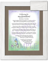 A Blessing for My Grandson! (child-adult) - Gifts for Grandson - PurpleWishingGate.com