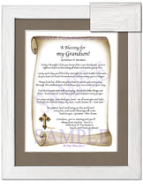 A Blessing for My Grandson! (child-adult) - Gifts for Grandson - PurpleWishingGate.com