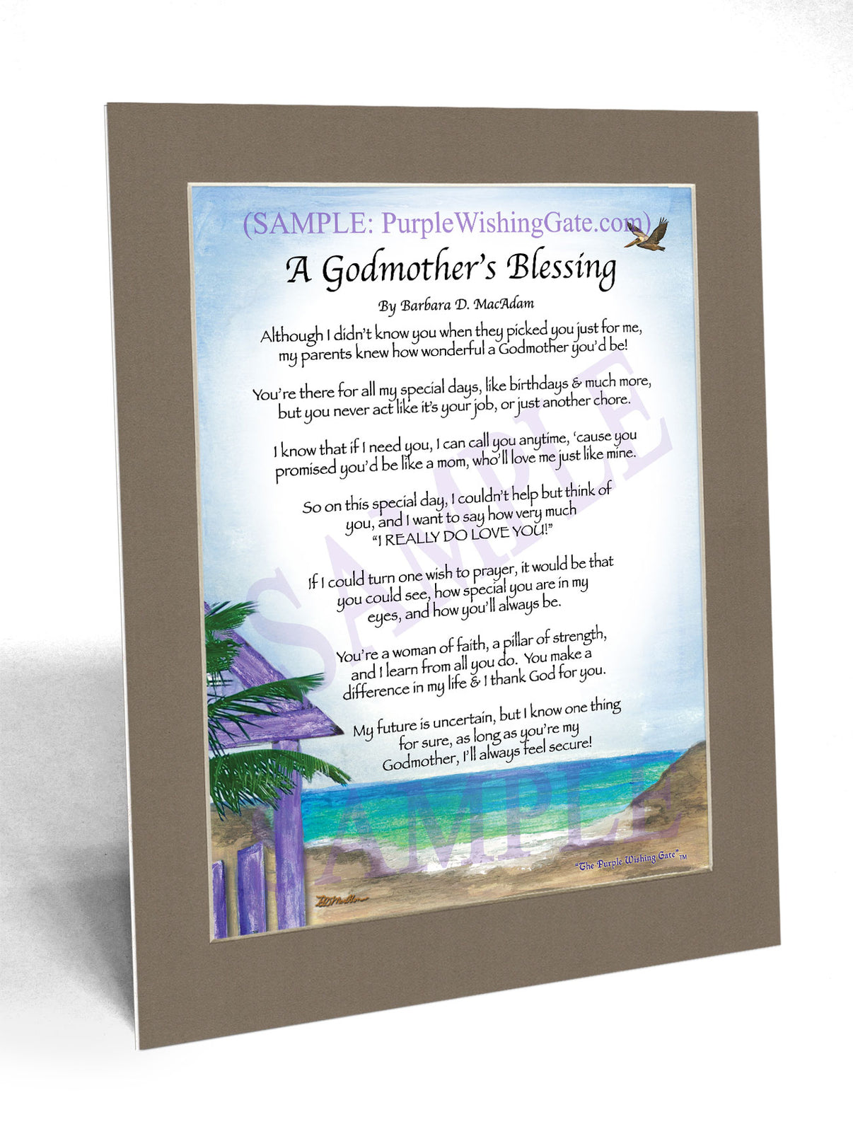 A Godmother's Blessing - Gifts for Godmother - PurpleWishingGate.com