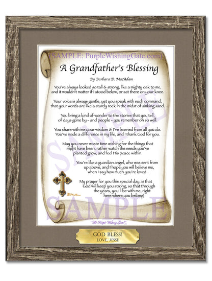 A Grandfather's Blessing - Grandfather's Gift - PurpleWishingGate.com