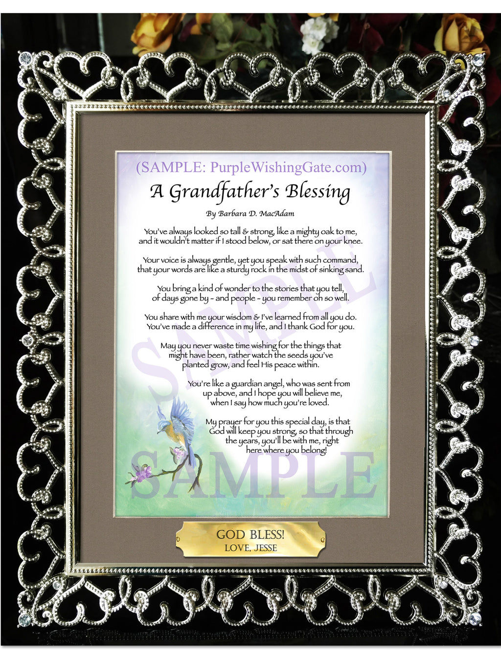 A Grandfather's Blessing - Grandfather's Gift - PurpleWishingGate.com