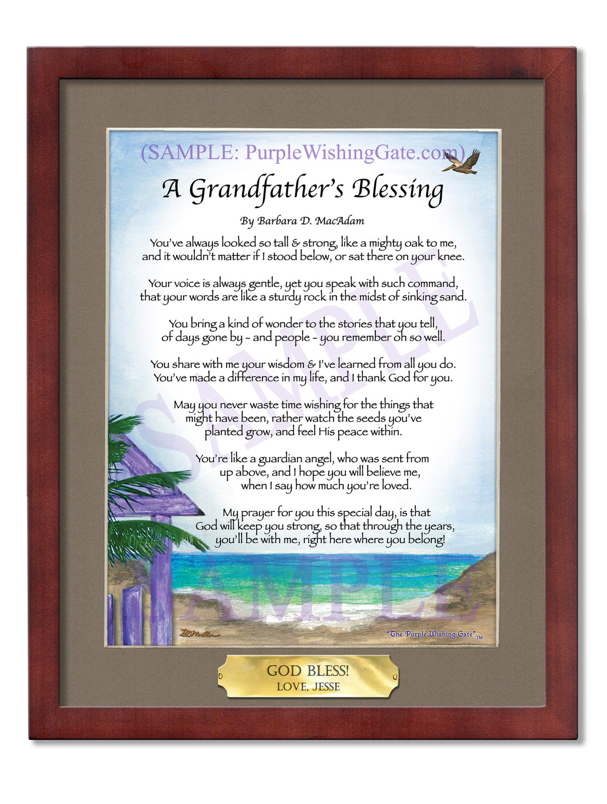 A Grandfather's Blessing - Grandfather's Gift - PurpleWishingGate.com