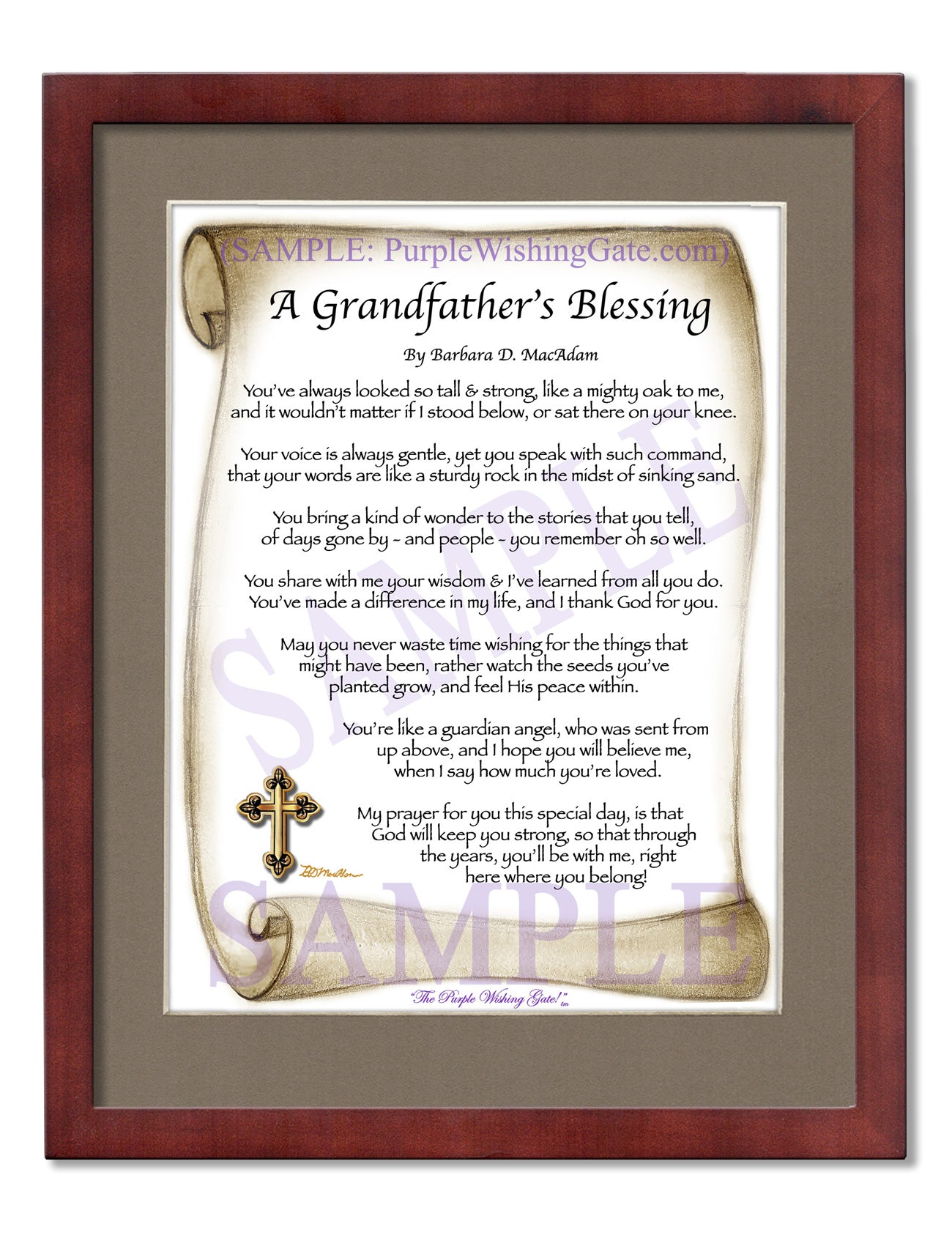A Grandfather's Blessing - Grandfather's Gift - PurpleWishingGate.com