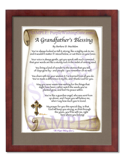 A Grandfather's Blessing - Grandfather's Gift - PurpleWishingGate.com