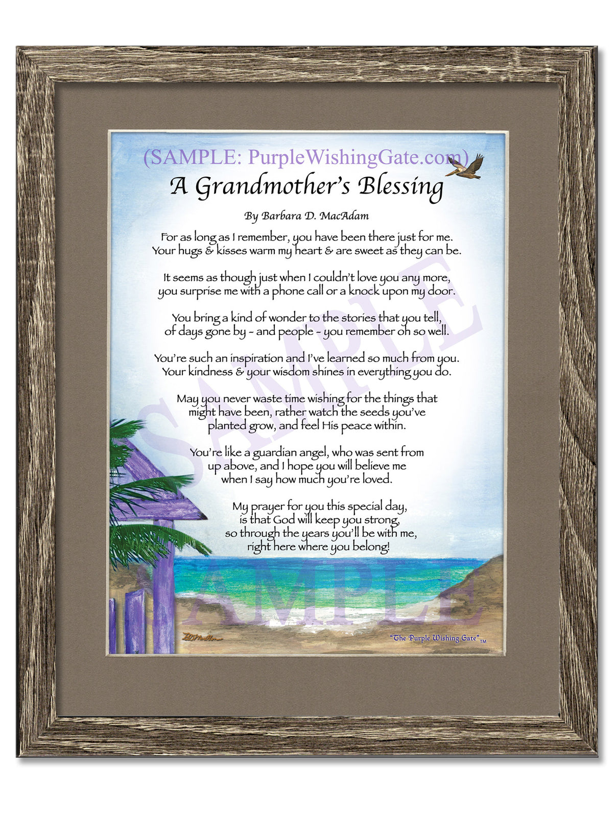A Grandmother's Blessing - Gifts for Grandmother - PurpleWishingGate.com