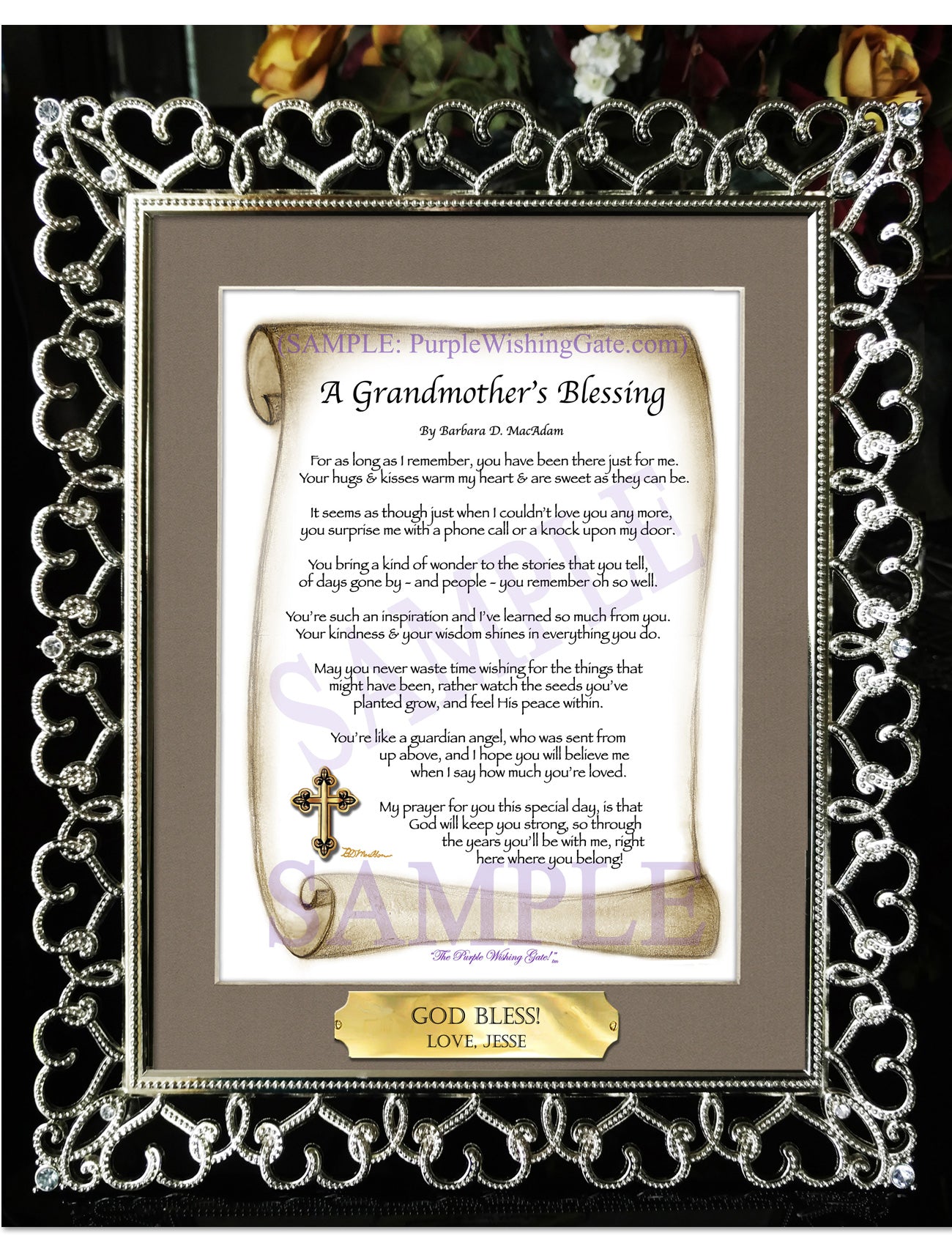 A Grandmother's Blessing - Gifts for Grandmother - PurpleWishingGate.com